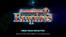 Dynasty Warriors 8: Empires Title Screen